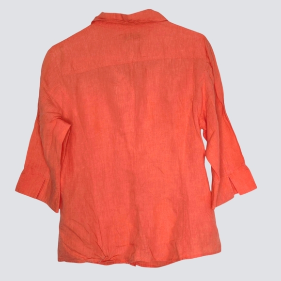 Weekend Max Mara Women's Coral Button-Up Top - Picture 2 of 6